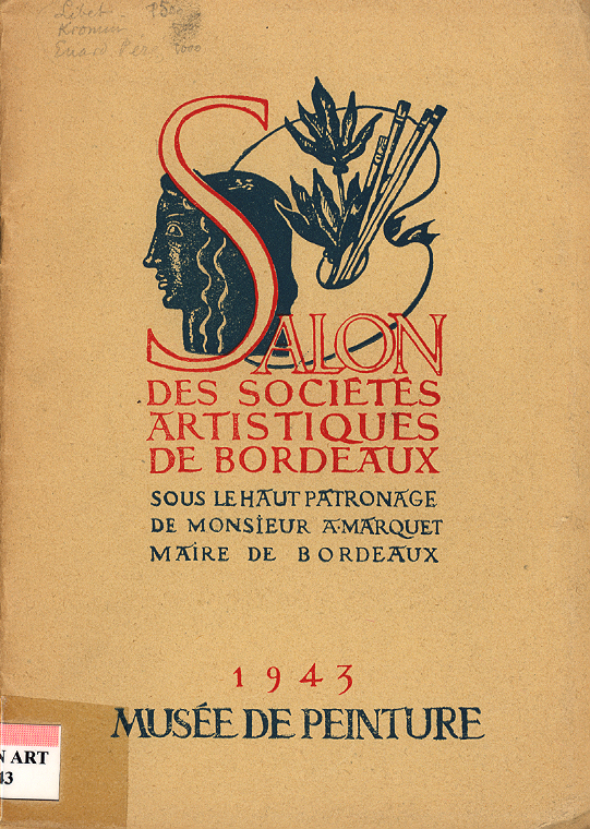 Lien vers le catalogue du salon des Artistes Indépendants Bordelais 1943