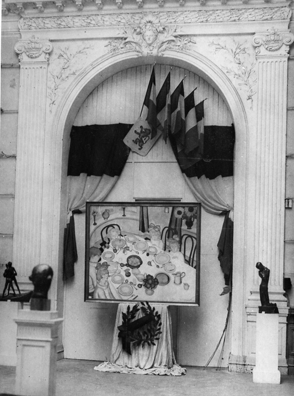 Image de l'entrée de l'exposition Les Peintres et graveurs © Documentation Musée des Beaux-Arts. Mairie de Bordeaux