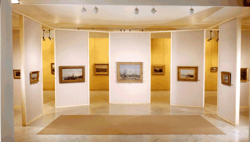 Vues de l'exposition Naissance de l'impressionnisme, 1974