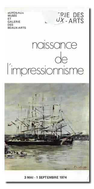 Lien vers le dépliant de l'exposition Naissance de l'impressionnisme