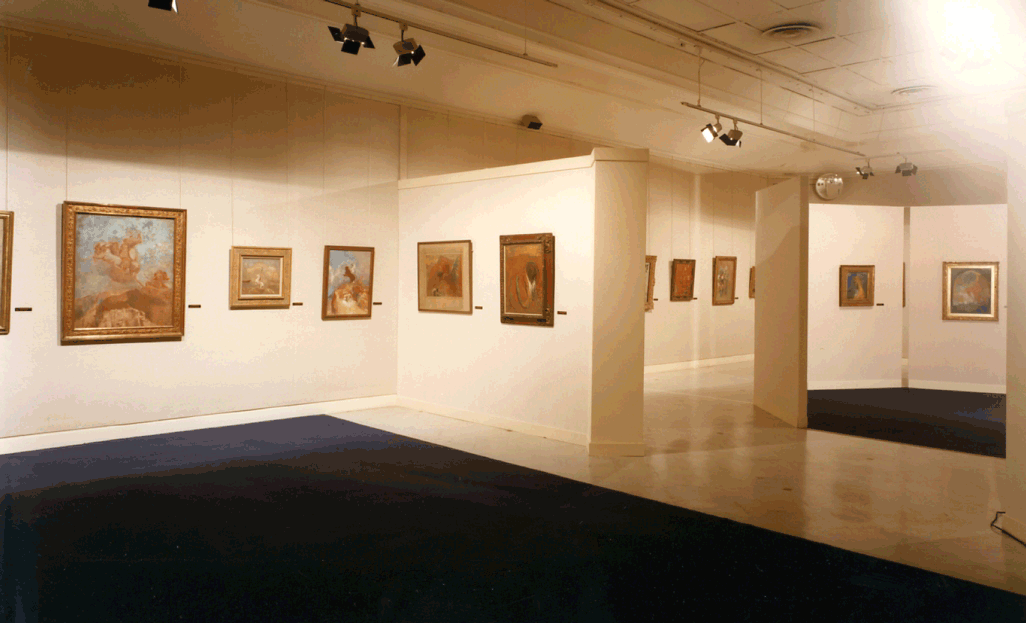Vues de l'exposition Odilon Redon, Bordeaux, 1985