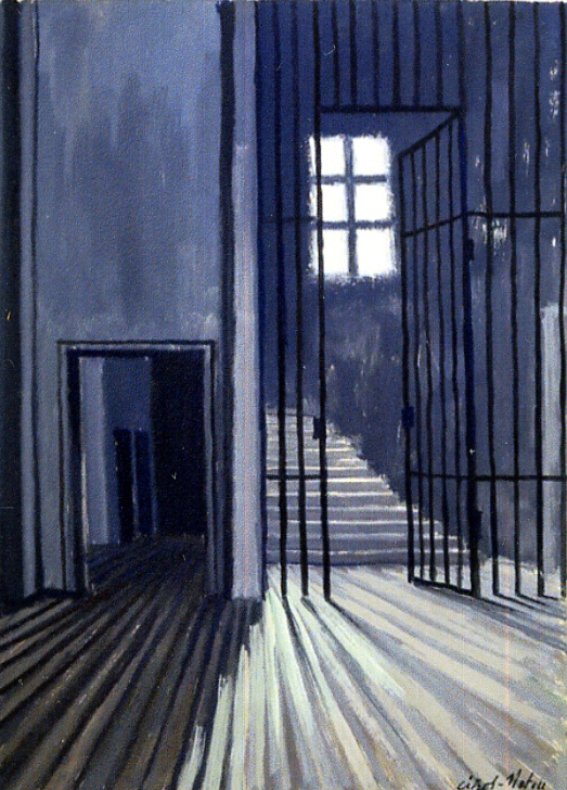 Pierre Cizos-Natou. La Cellule de Van Gogh, Saint-Paul-de-Mausole, 1964. Collection particulière