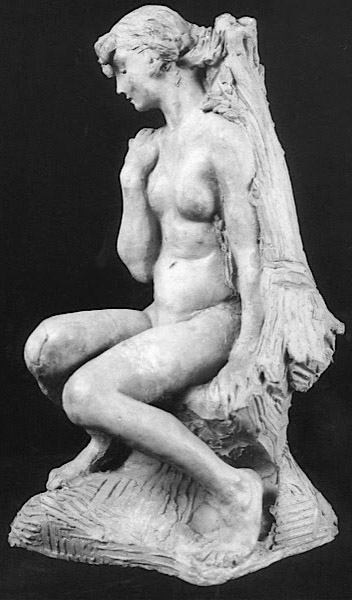 Image : Camille Claudel, Jeune fille à la Gerbe, terre cuite. Paris, musée Rodin