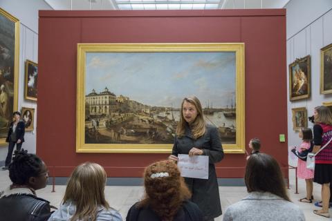 Visite étudiante : rencontre ton métier au musée © Musée des Beaux-Arts de Bordeaux, F. Deval