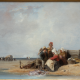 Achat de la ville de Bordeaux - Camille Roqueplan - Famille de pêcheurs sur une côte de Normandie