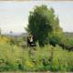 Alfred Smith (1854-1936), Le Père Boyreau au printemps dans la lande brédoise, 1894, huile sur toile, Musée des Beaux-Arts de Bordeaux. Don Doubrère, 1994. © Photo : F. Deval